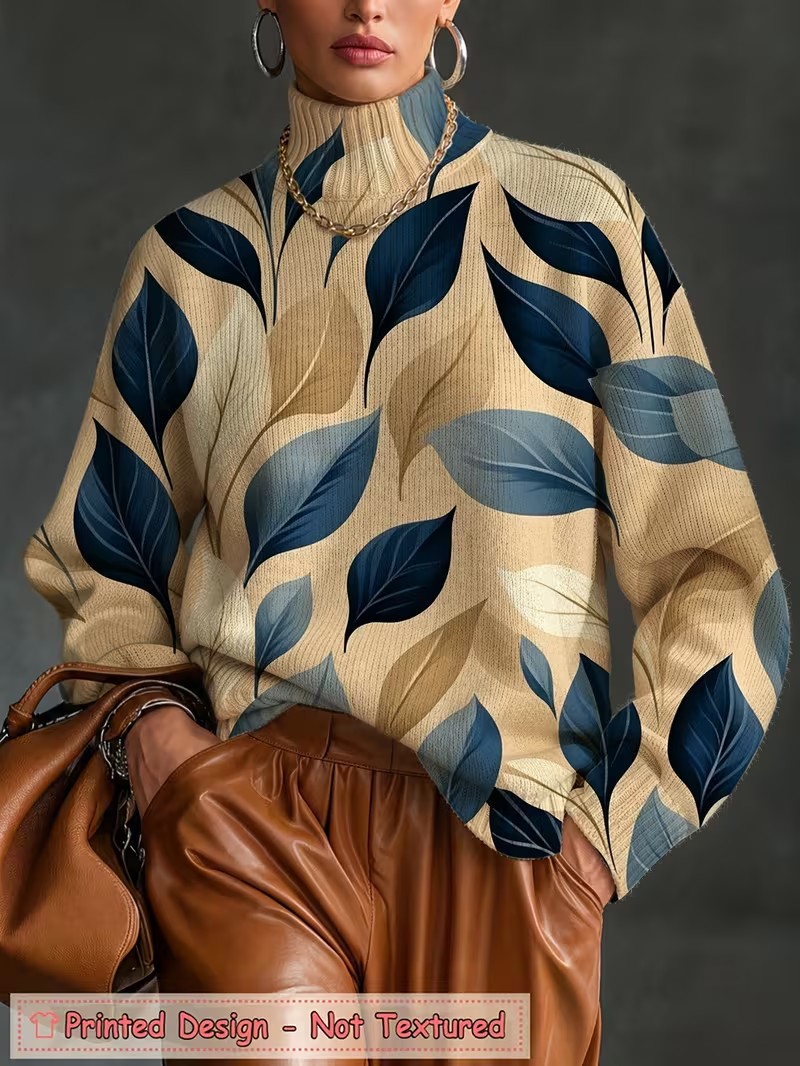 تي شيرت نسائي برقبة عالية، بتص - مراجعة Blouses وسعره