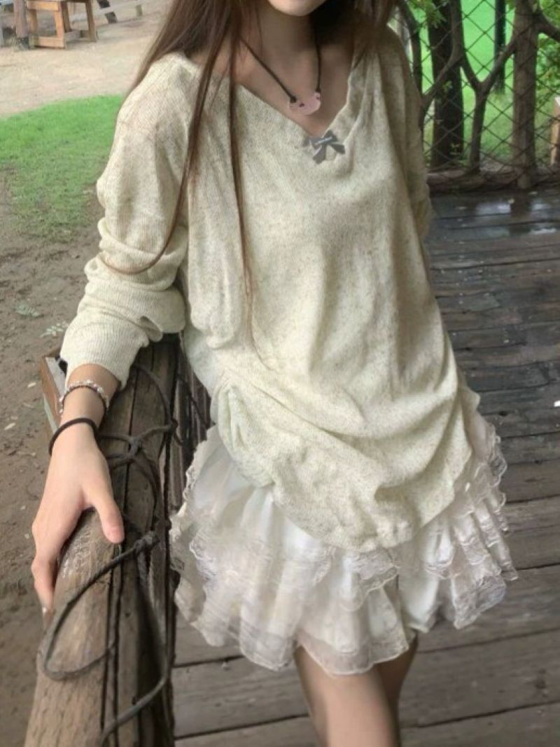 بلوزة نسائية بتصميم كوري أنيق، - مراجعة Blouses وسعره