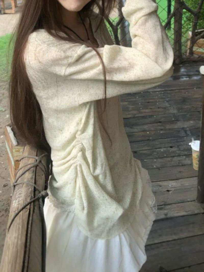 بلوزة نسائية بتصميم كوري أنيق، - مراجعة Blouses وسعره