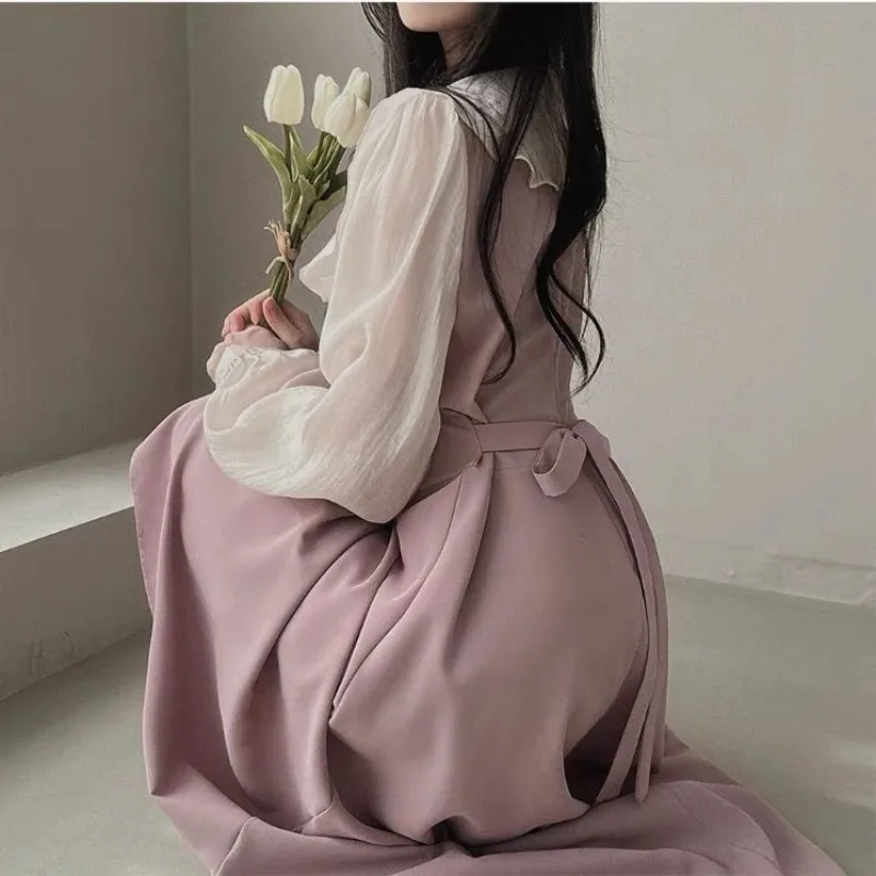 فساتين طويلة الأكمام للنساء ال - مراجعة French Vintage Floral Midi Dress وسعره